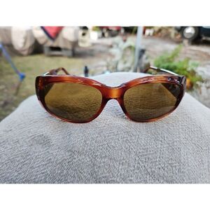 Bulova Rio Cateye Sunglasses Tortoise Brown GOLD LOGO Uv400‎ Italy VINTAGE